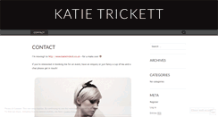 Desktop Screenshot of katietrickett.com